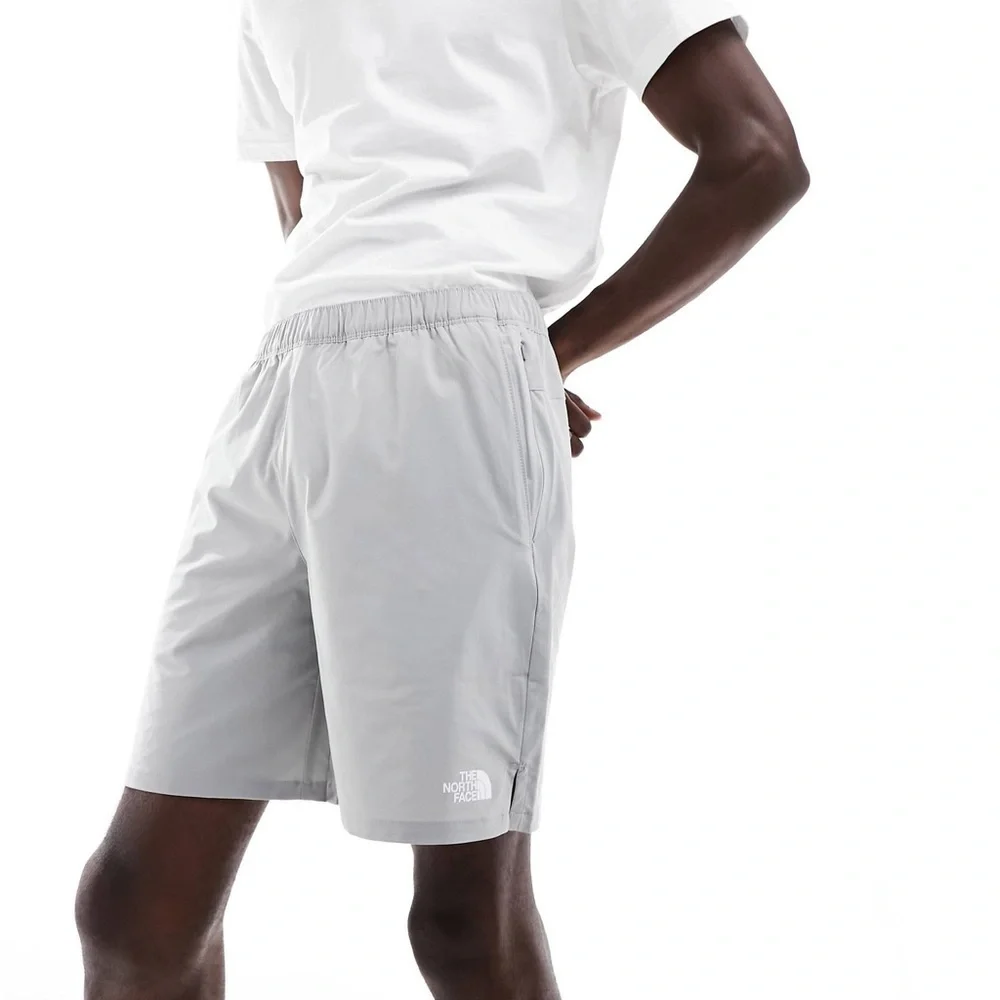 The North Face Men's Light Gray Athletic Shorts